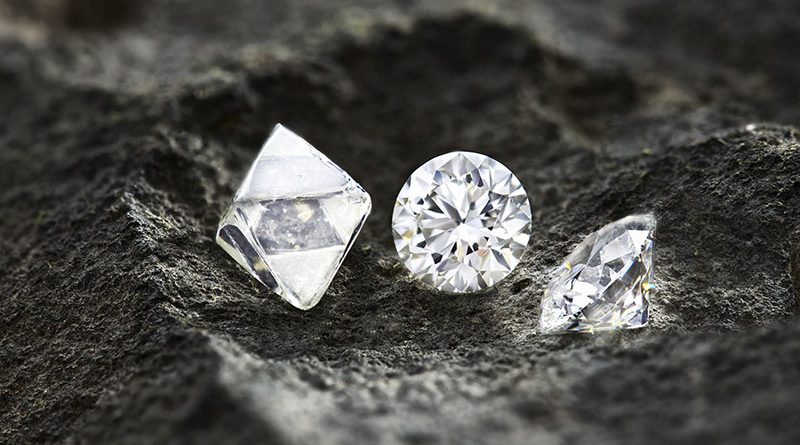 Διαμάντι - Φυσικό και Κομμένο